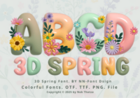 3d Spring Font - Featured Image
