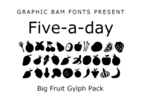 5-a-Day Font - Featured Image