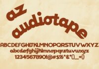 AZ Audiotape Font - Featured Image