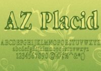 AZ Placid Font - Featured Image
