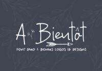 A Bientot Font - Featured Image
