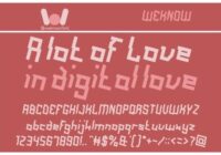 A Lot of Love Font - Featured Image