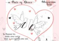 A Pair of Doves Font - Featured Image
