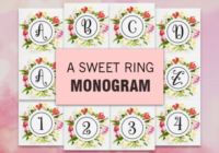 A Sweet Ring Monogram Font - Featured Image