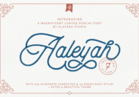Aaleyah Font - Featured Image