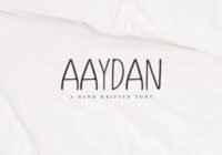 Aaydan Font - Featured Image