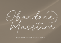Abandone Musstare Font - Featured Image