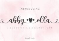 Abby Olla Font - Featured Image