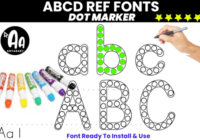 Abc Dot Marker Font - Featured Image