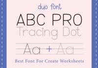 Abc Pro Tracing Dot Font - Featured Image