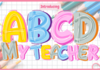 Abcd My Teacher Font - Featured Image