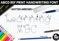 Abcd Ref Dotted Arrows Font - Featured Image
