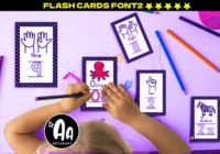 Abcd Ref Flash Cards polka Dot Font - Featured Image