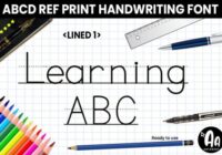 Abcd Ref Lined1 Font - Featured Image