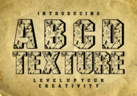 Abcd Texture Font - Featured Image