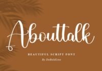 Abouttalk Font - Featured Image