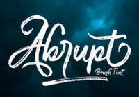 Abrupt Font - Featured Image