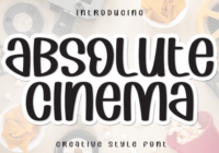 Absolute Cinema Font - Featured Image