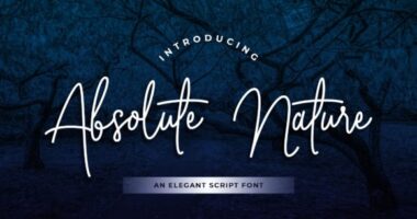 Absolute Nature Font - Featured Image