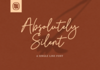 Absolutely Silent Font - Featured Image