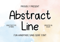 Abstract Line Font - Featured Image