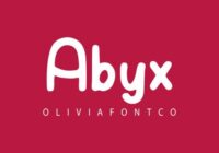 Abyx Font - Featured Image