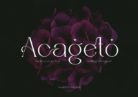 Acageto Font - Featured Image
