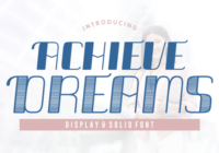 Achieve Dreams Font - Featured Image