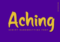 Aching Font - Featured Image
