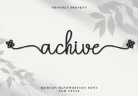 Achive Font - Featured Image
