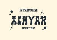 Achyar Font - Featured Image