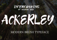Ackerey Font - Featured Image