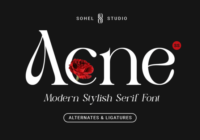 Acne Font - Featured Image