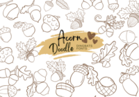 Acorn Doodle Font - Featured Image