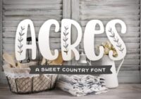 Acres Font - Featured Image