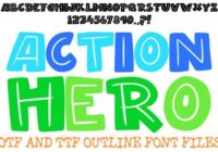 Action Hero Font - Featured Image