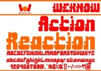 Action Reaction Font - Featured Image