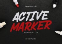 Active Marker Font - Featured Image