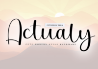 Actualy Font - Featured Image