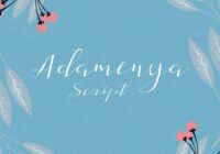 Adamenya Font - Featured Image