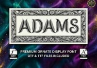 Adams Font - Featured Image