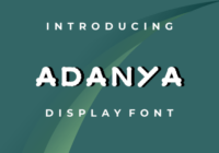 Adanya Font - Featured Image