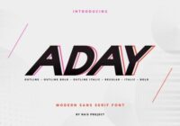 Aday Font - Featured Image