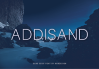 Addisand Font - Featured Image