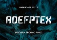 Adefptex Font - Featured Image