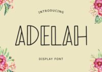 Adelah Font - Featured Image