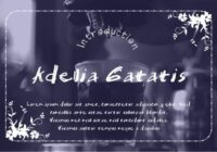 Adelia Gatatis Font - Featured Image