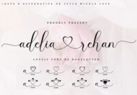 Adelia Rehan Font - Featured Image