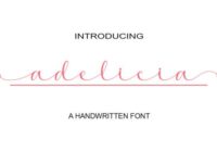 Adelicia Font - Featured Image