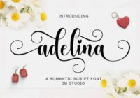 Adelina Script Font - Featured Image